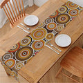 Aboriginal Art Dot Pattern Print Table Runner