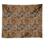 Aboriginal Art Dot Pattern Print Tapestry