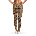 Aboriginal Art Dot Pattern Print Women's Leggings