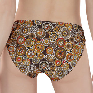 Aboriginal Art Dot Pattern Print Women's Panties