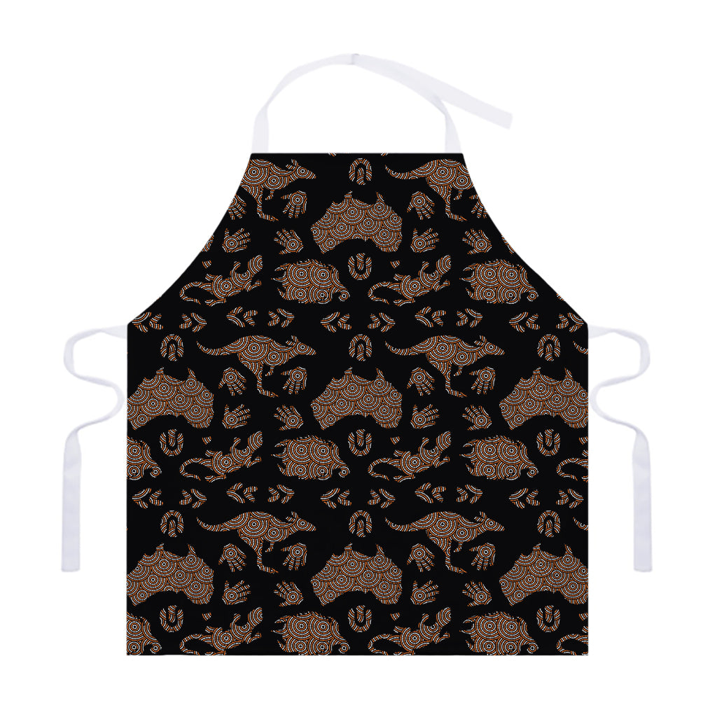 Aboriginal Australian Pattern Print Adjustable Apron