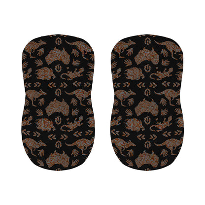 Aboriginal Australian Pattern Print Bar Stool Covers