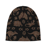 Aboriginal Australian Pattern Print Beanie