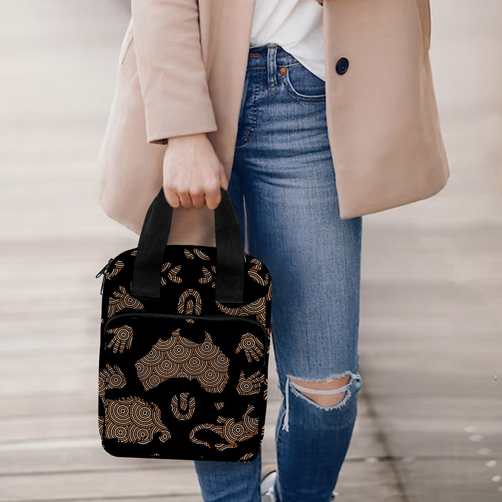 Aboriginal Australian Pattern Print Bible Tote Bag