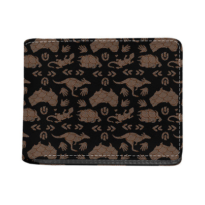 Aboriginal Australian Pattern Print Bifold Wallet