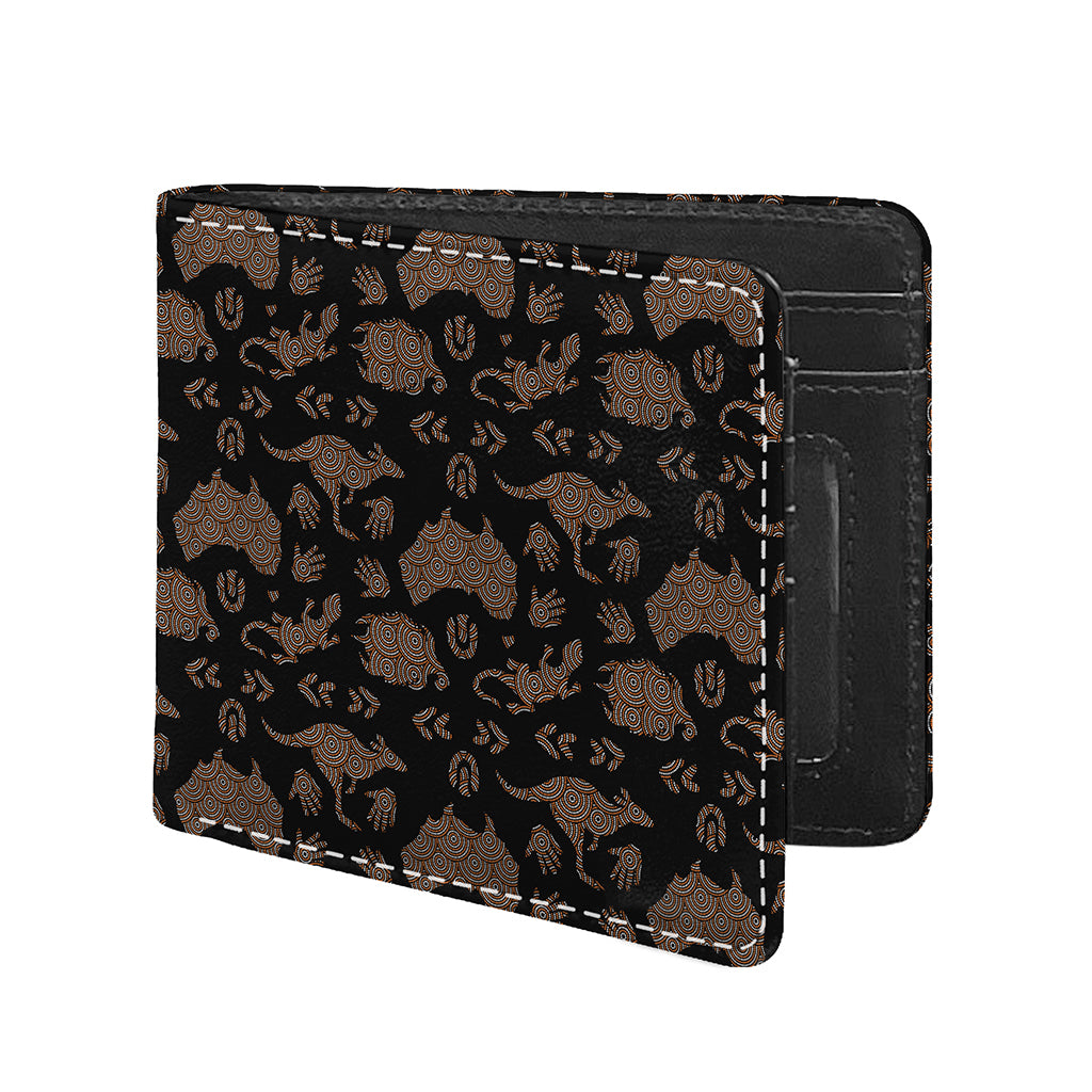 Aboriginal Australian Pattern Print Bifold Wallet