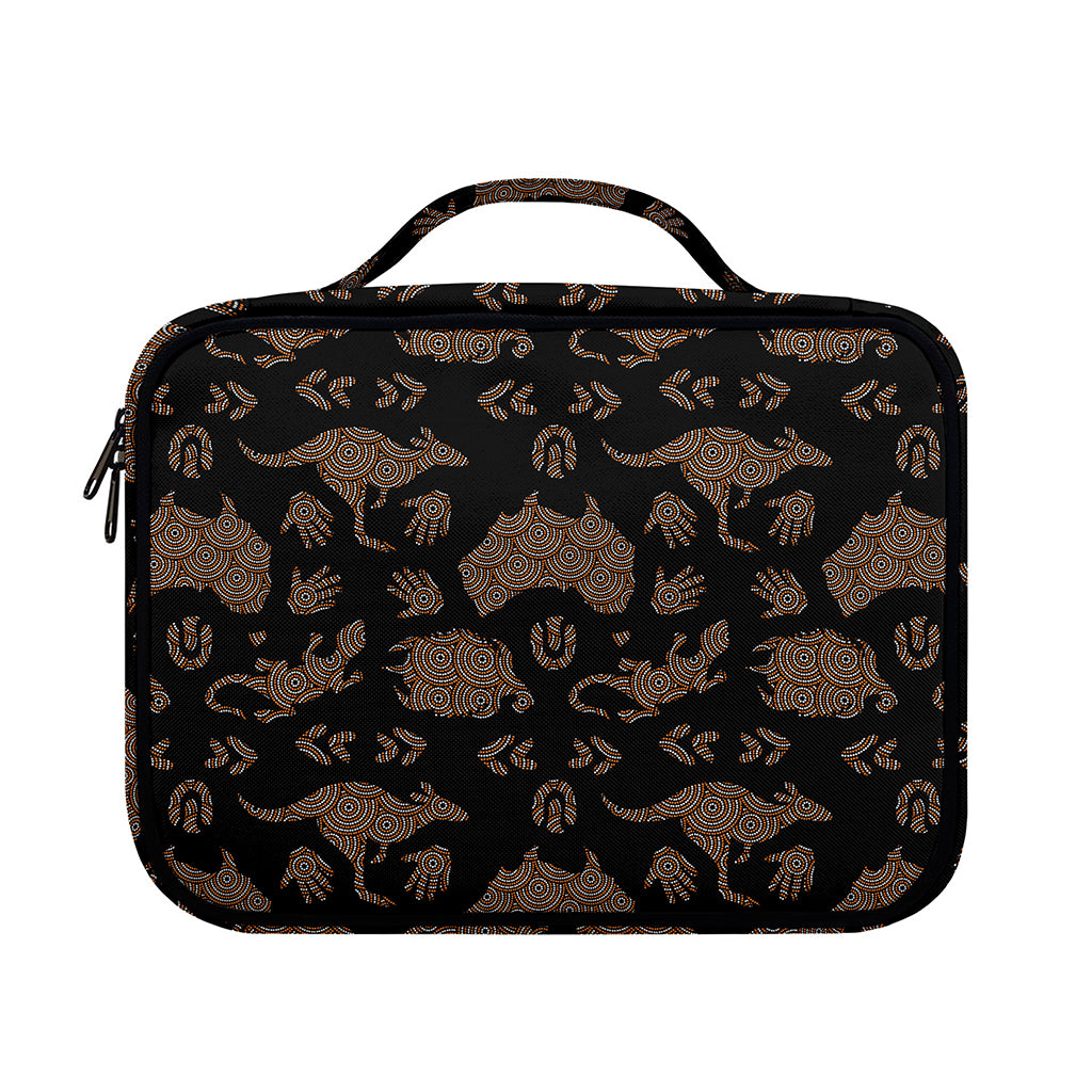 Aboriginal Australian Pattern Print Briefcase Bible Bag