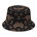 Aboriginal Australian Pattern Print Bucket Hat