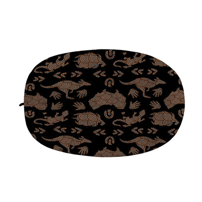 Aboriginal Australian Pattern Print Car Side Mirror Covers