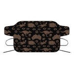 Aboriginal Australian Pattern Print Car Windshield Snow Cover