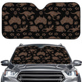 Aboriginal Australian Pattern Print Car Windshield Sun Shade