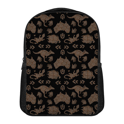 Aboriginal Australian Pattern Print Casual Backpack