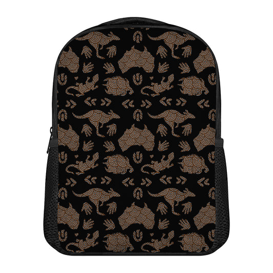 Aboriginal Australian Pattern Print Casual Backpack