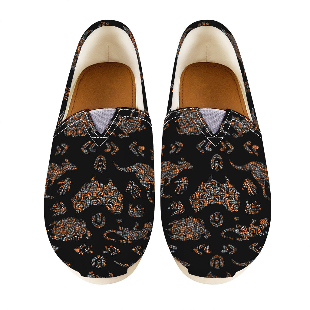 Aboriginal Australian Pattern Print Casual Shoes