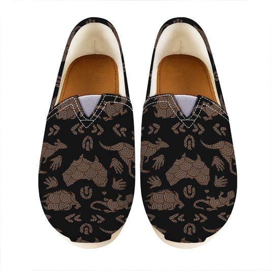Aboriginal Australian Pattern Print Casual Shoes
