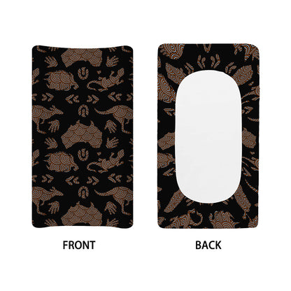 Aboriginal Australian Pattern Print Changing Pad Cover