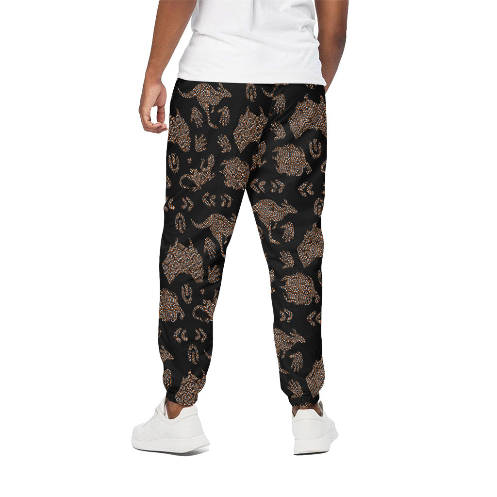 Aboriginal Australian Pattern Print Cotton Pants