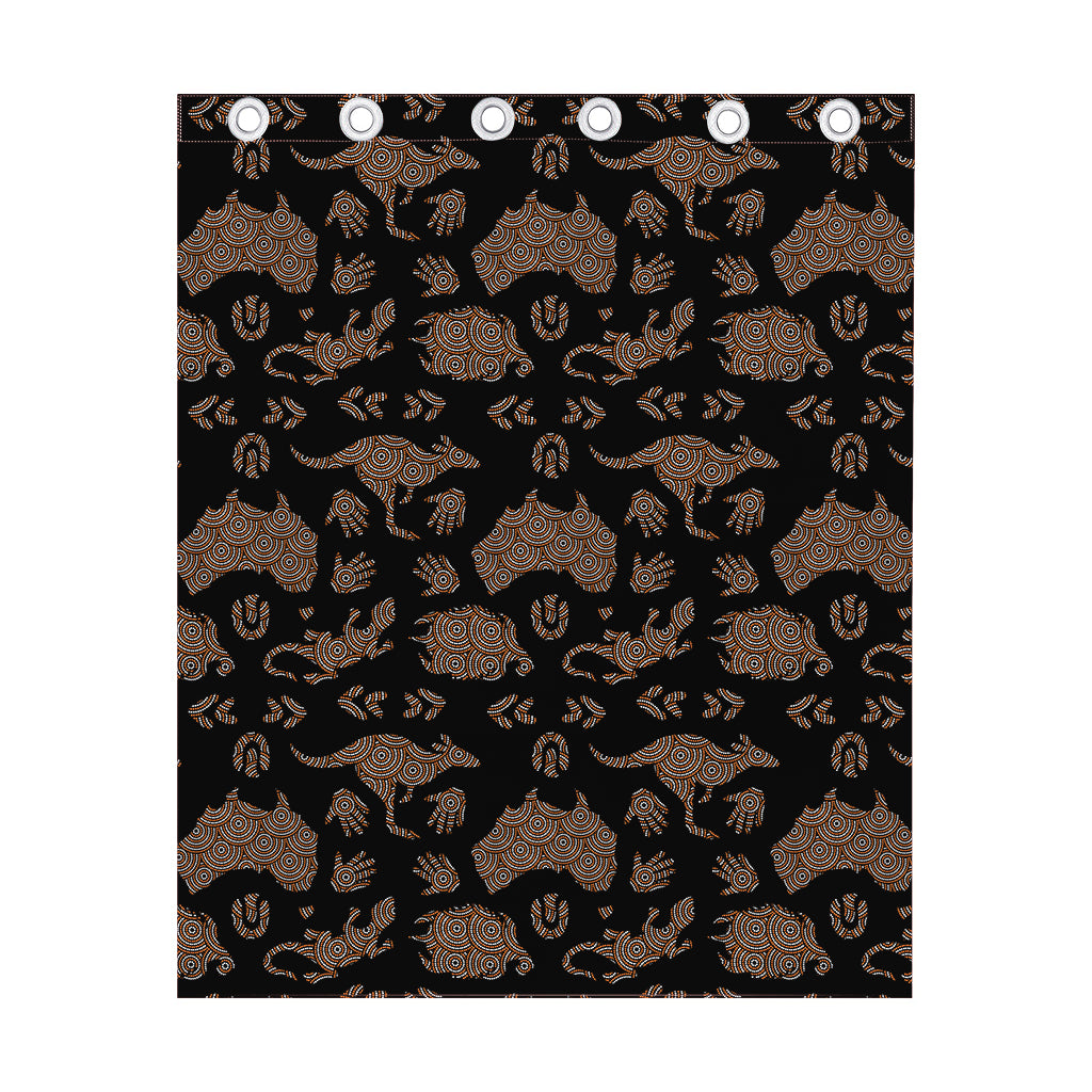 Aboriginal Australian Pattern Print Curtain