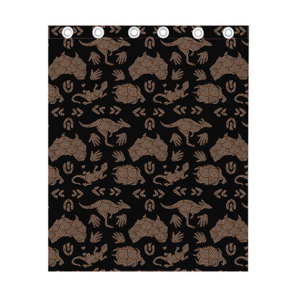 Aboriginal Australian Pattern Print Curtain