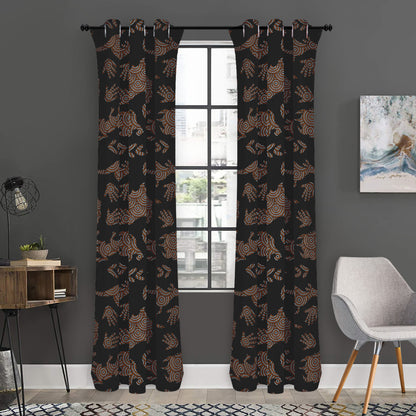 Aboriginal Australian Pattern Print Curtain
