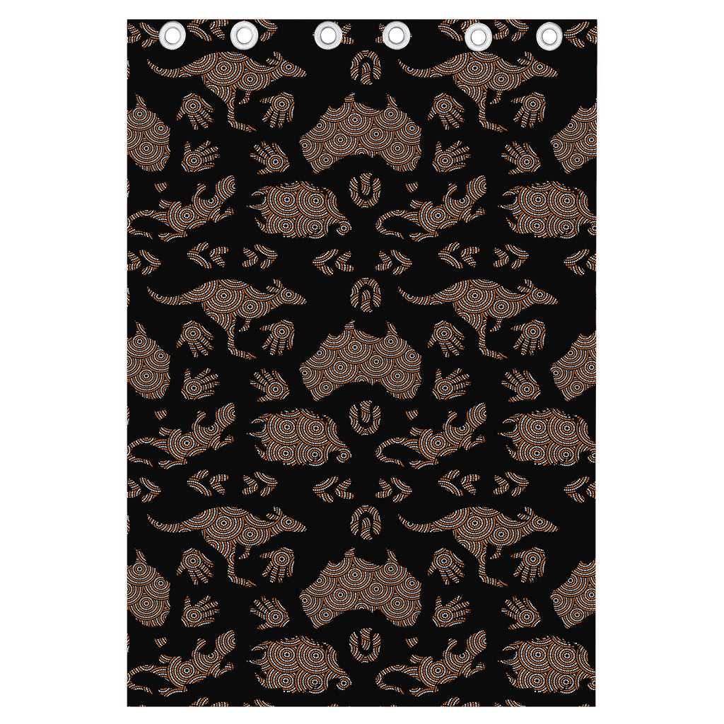 Aboriginal Australian Pattern Print Curtain