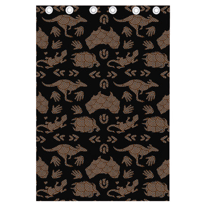 Aboriginal Australian Pattern Print Curtain