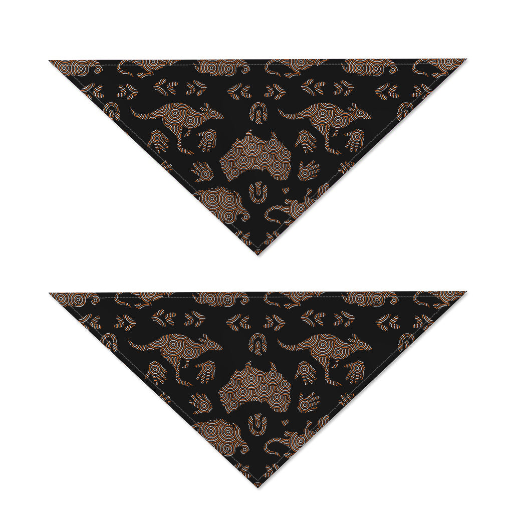 Aboriginal Australian Pattern Print Dog Bandana