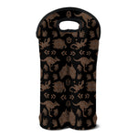 Aboriginal Australian Pattern Print Double Neoprene Wine Tote