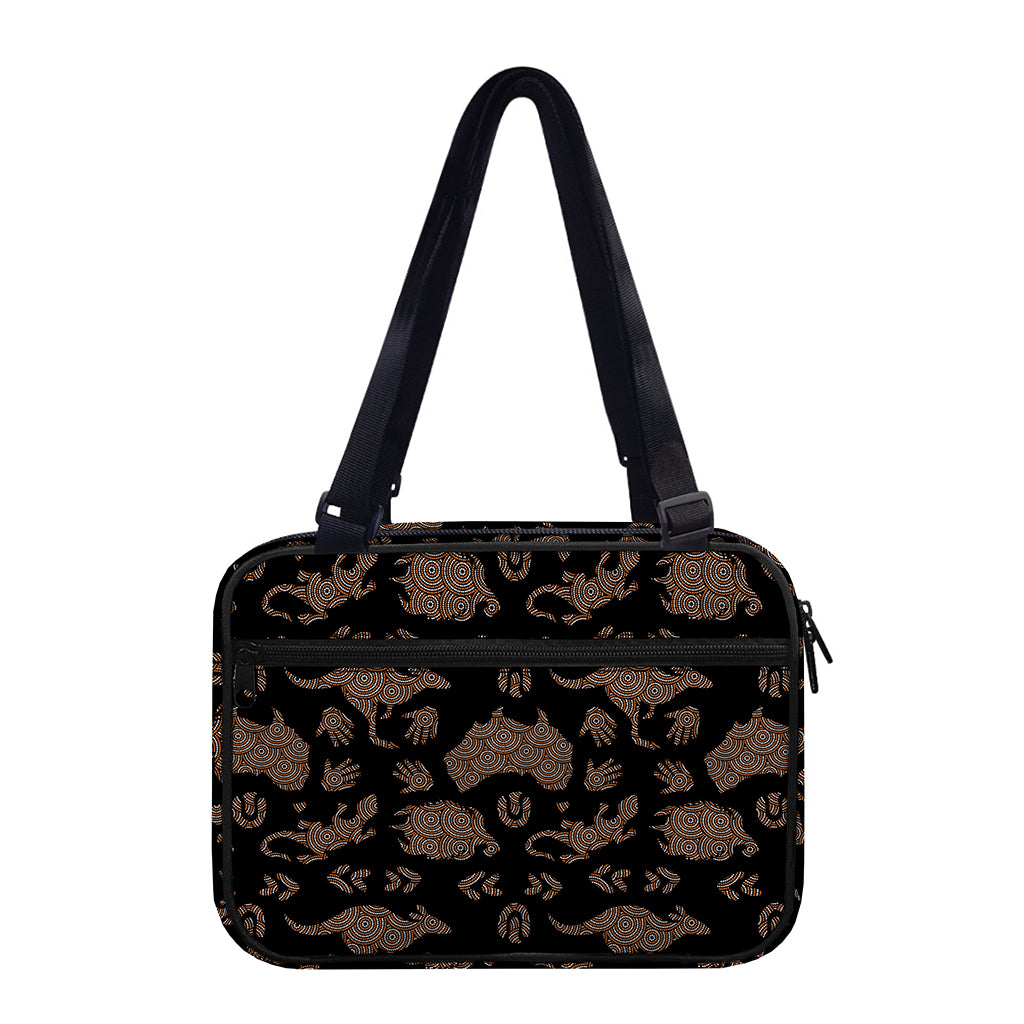 Aboriginal Australian Pattern Print Double Strap Bible Bag