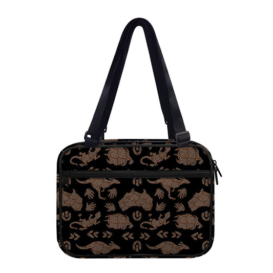 Aboriginal Australian Pattern Print Double Strap Bible Bag