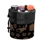Aboriginal Australian Pattern Print Drawstring Makeup Bag