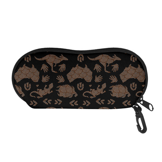 Aboriginal Australian Pattern Print Glasses Case