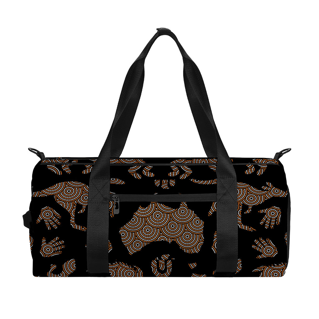 Aboriginal Australian Pattern Print Gym Bag