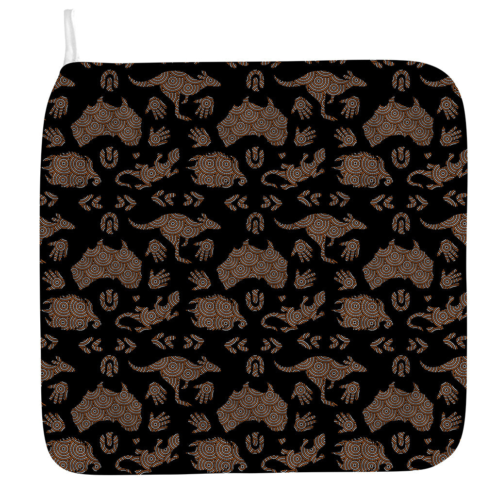 Aboriginal Australian Pattern Print Hand Towel