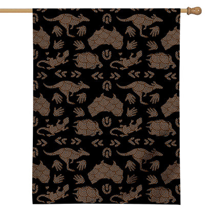 Aboriginal Australian Pattern Print House Flag