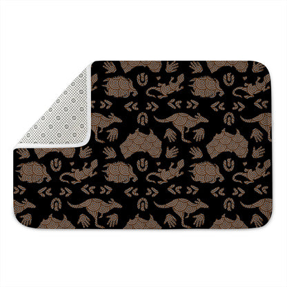 Aboriginal Australian Pattern Print Indoor Door Mat
