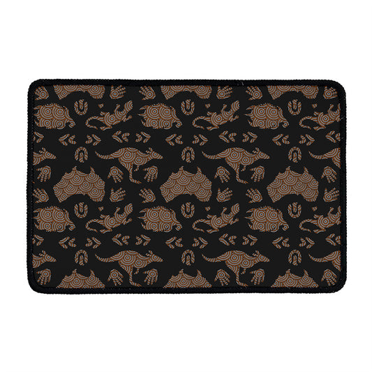 Aboriginal Australian Pattern Print Kitchen Mat
