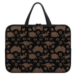 Aboriginal Australian Pattern Print Laptop Sleeve With Handle