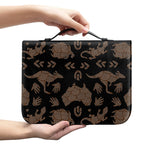 Aboriginal Australian Pattern Print Leather Bible Cover