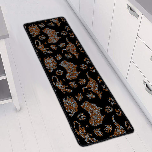 Aboriginal Australian Pattern Print Long Kitchen Mat