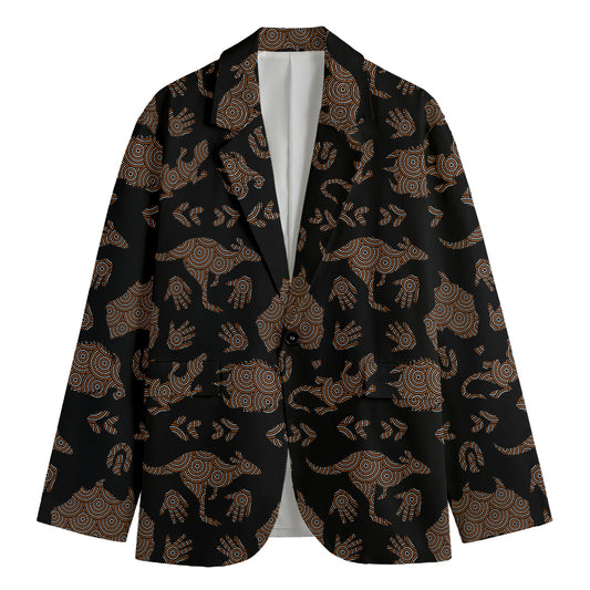 Aboriginal Australian Pattern Print Men's Blazer