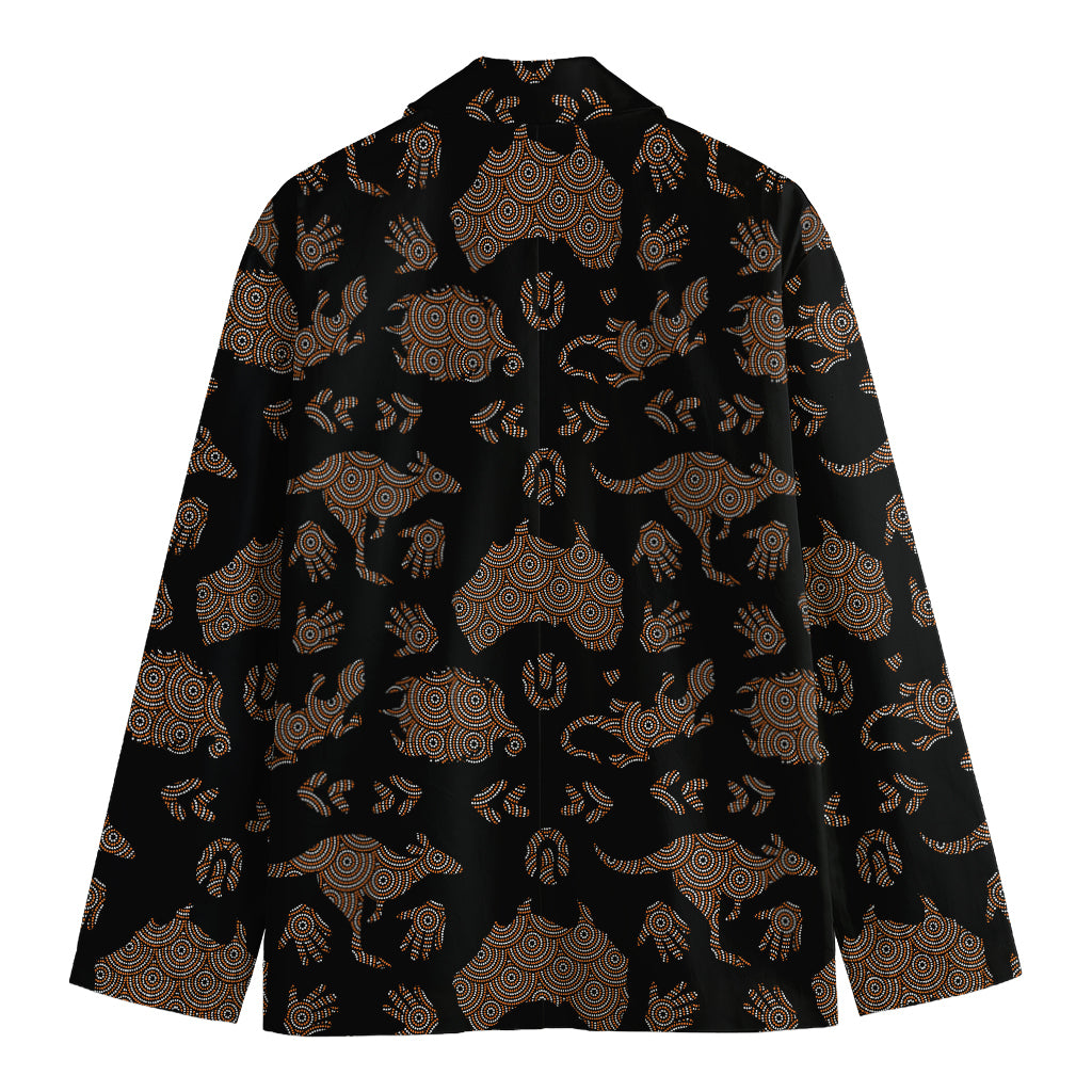 Aboriginal Australian Pattern Print Men's Blazer