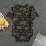 Aboriginal Australian Pattern Print Men's Bodysuit