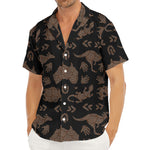 Aboriginal Australian Pattern Print Men's Deep V-Neck Shirt