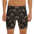 Aboriginal Australian Pattern Print Men's Long Boxer Briefs