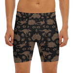 Aboriginal Australian Pattern Print Men's Long Boxer Briefs