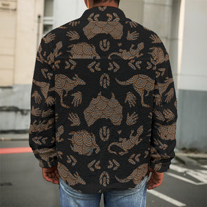 Aboriginal Australian Pattern Print Men's Shirt Jacket