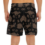 Aboriginal Australian Pattern Print Men's Split Running Shorts