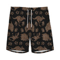 Aboriginal Australian Pattern Print Men's Athletic Shorts