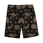 Aboriginal Australian Pattern Print Men's Sports Shorts